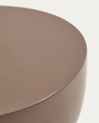 Round Concrete Coffee Table