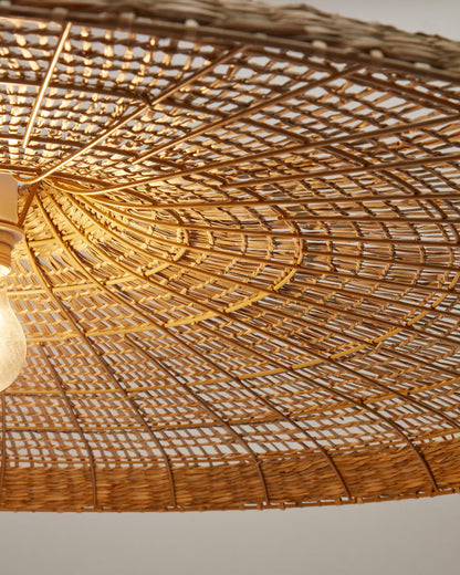 Natural Fiber Ceiling Lampshade 100 cm